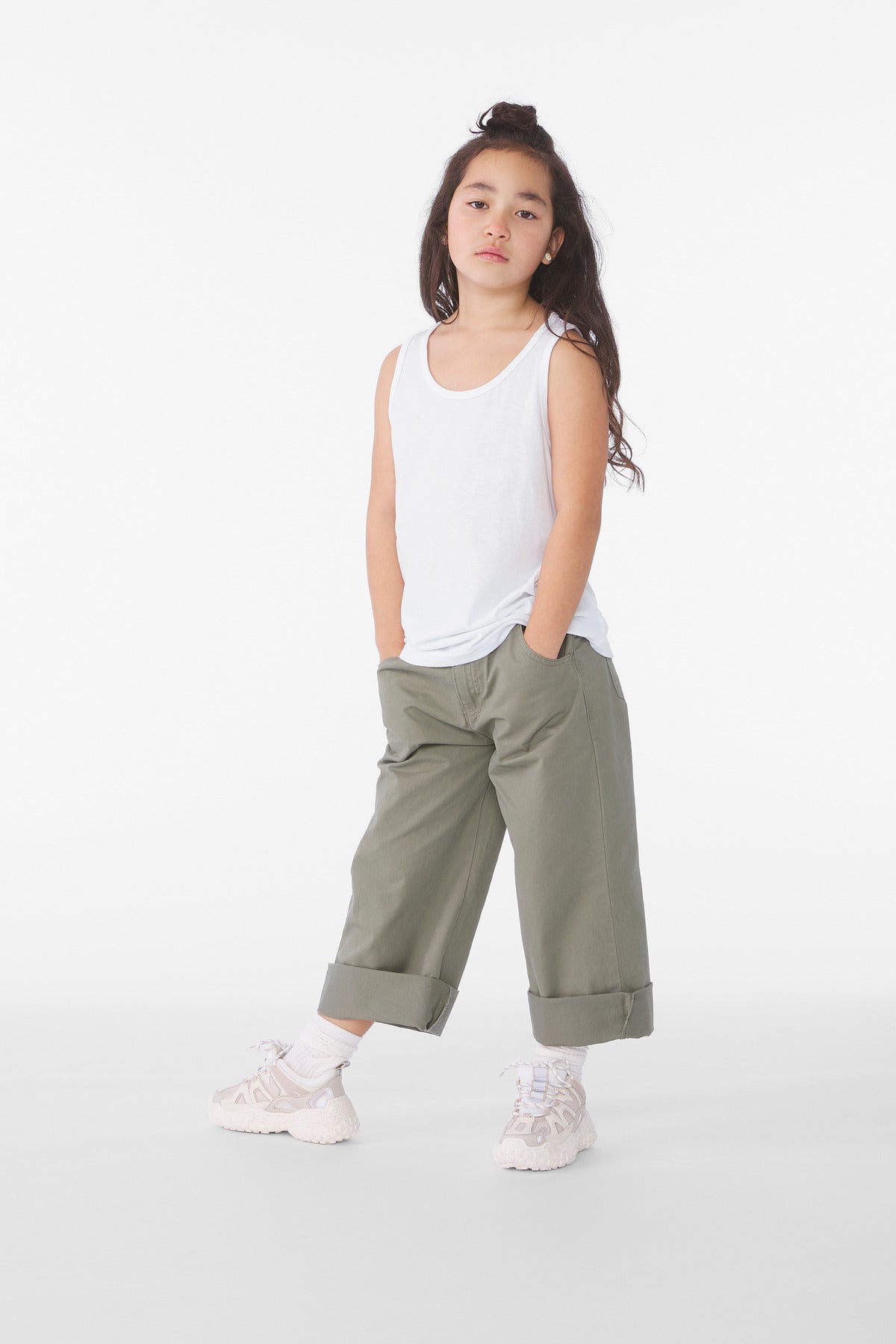 BELLA+CANVAS ® Youth Heather CVC Tank BC3480YCVC
