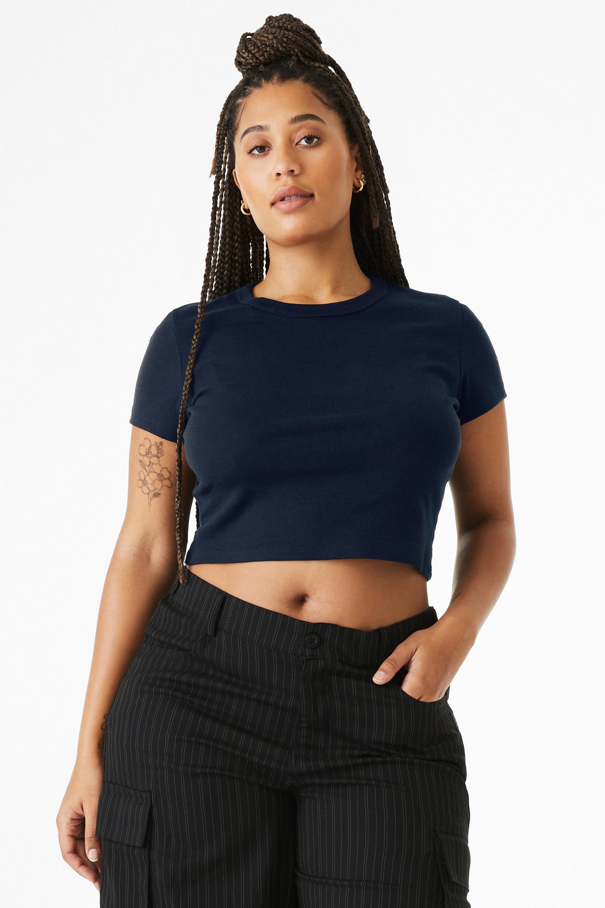 BELLA+CANVAS ®  Women's Micro Rib Baby Tee BC1010