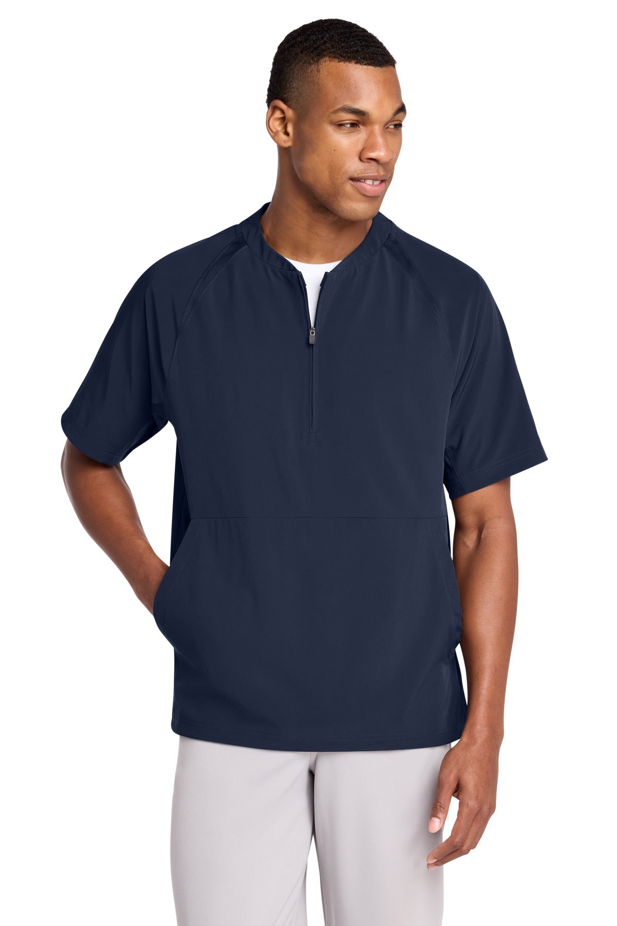 Sport-Tek ®  Repeat 1/2-Zip Short Sleeve Jacket JST489