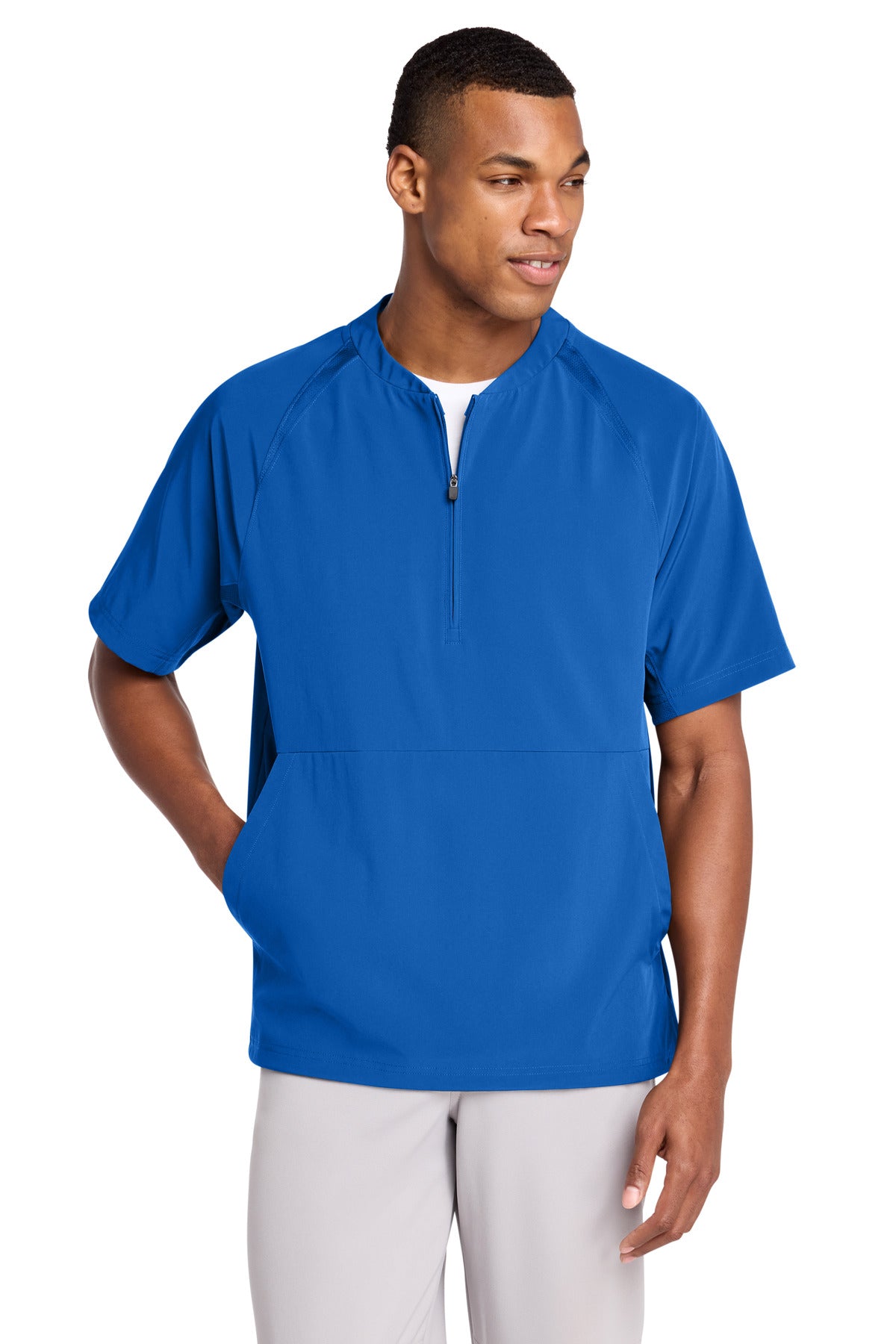 Sport-Tek ®  Repeat 1/2-Zip Short Sleeve Jacket JST489