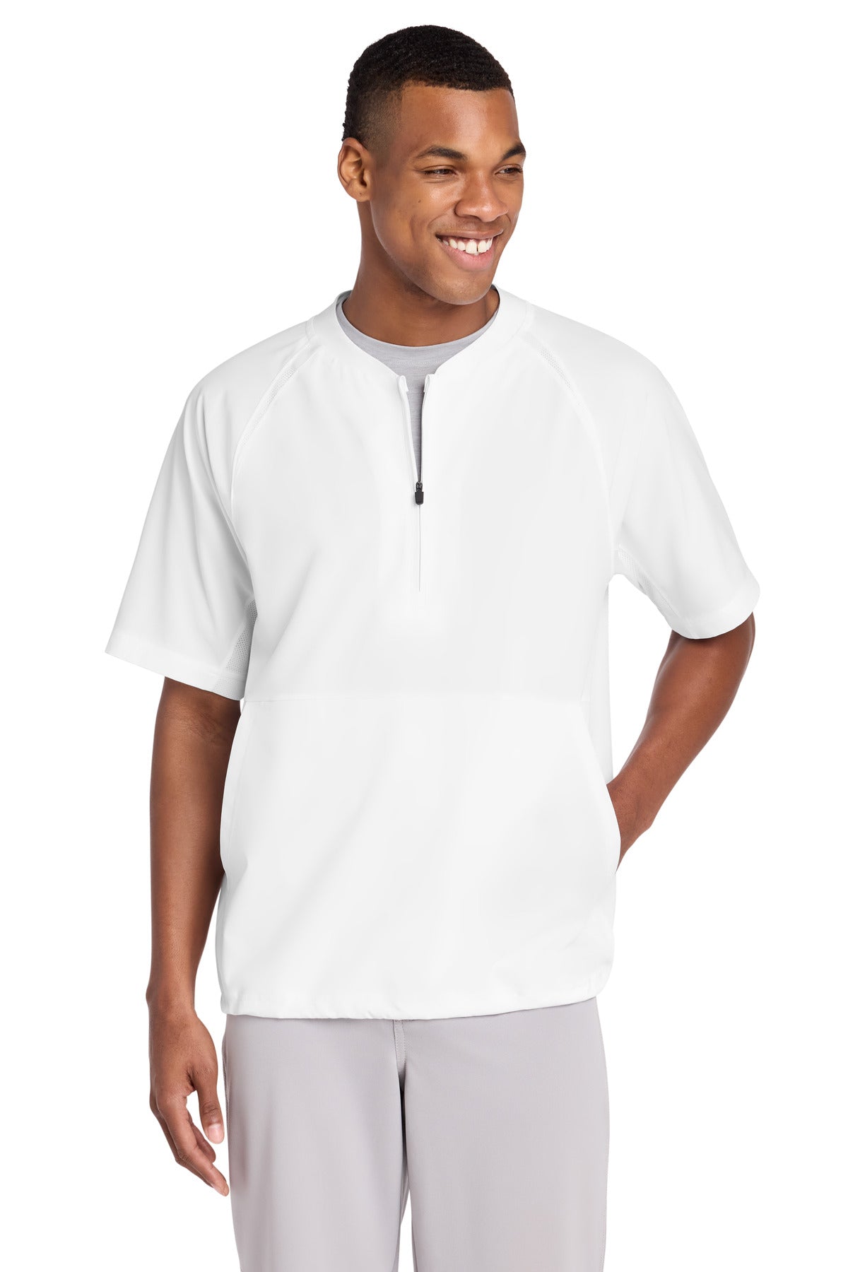 Sport-Tek ®  Repeat 1/2-Zip Short Sleeve Jacket JST489